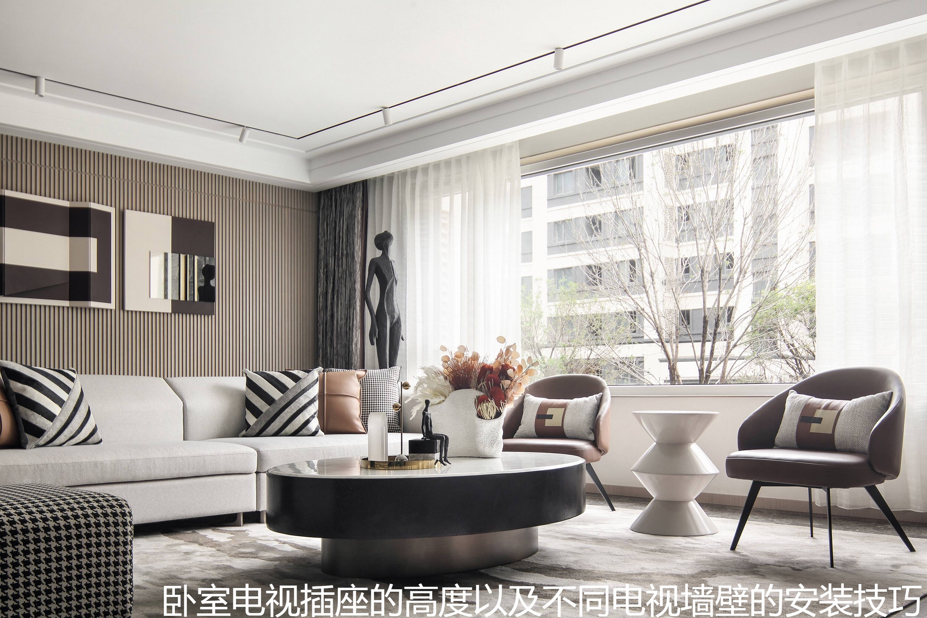 卧室电视插座的高度以及不同电视墙壁的安装技巧.jpg